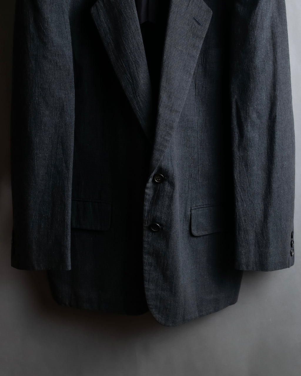 "COMME des GARCONS HOMME" 03SS fine all-over pattern cotton tailored jacket