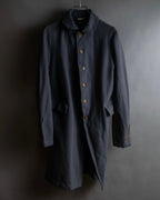"COMME des GARCONS COMME des GARCONS" Stitchwork placket cut line coat