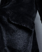 -SPECIAL- "Salvatore Ferragamo"
90's-00's A neat silhouette 100% lapin fur coat