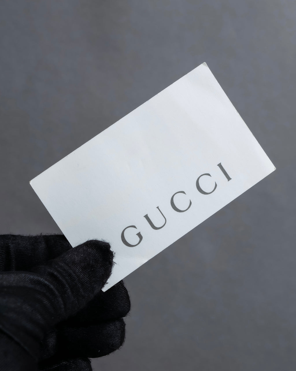 "GUCCI" Horizontally shaped cord-wrapped handle leather bag