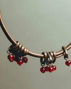 "Jean Paul Gaultier" 90's-00's Sculptural red bead bangle
