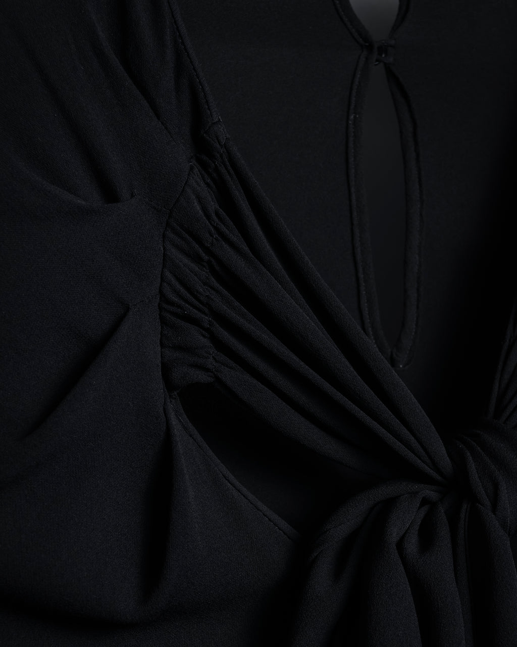 "VALENTINO" 2020-21 Gathered design bow tie skipper silk pullover