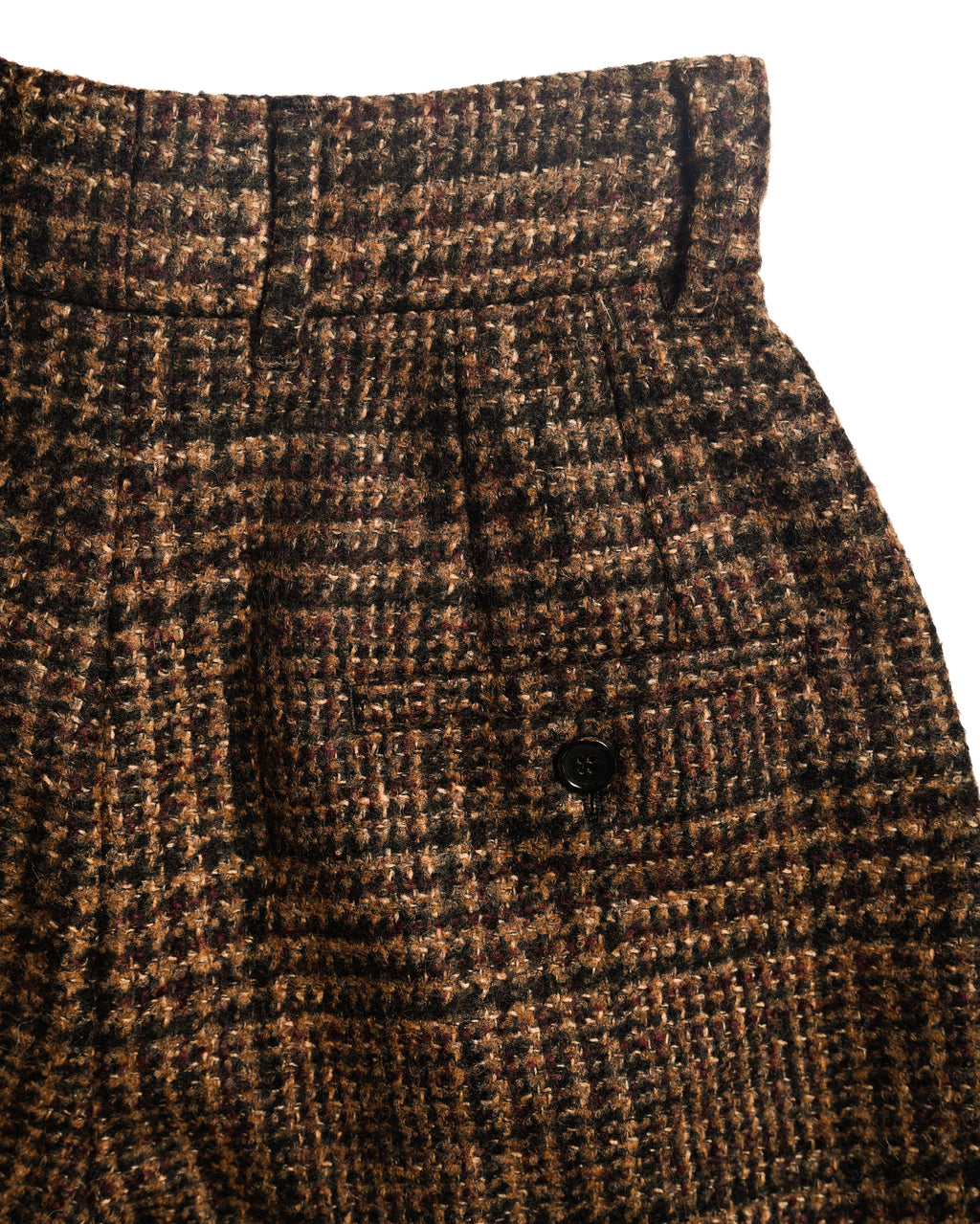 Dolce & Gabbana/ Check Patterned Culotte Shorts Brown