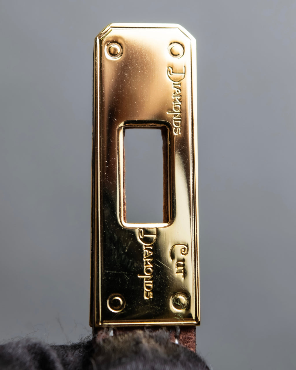 "ADMJ" Leather &amp; canvas combination 2way shoulder bag