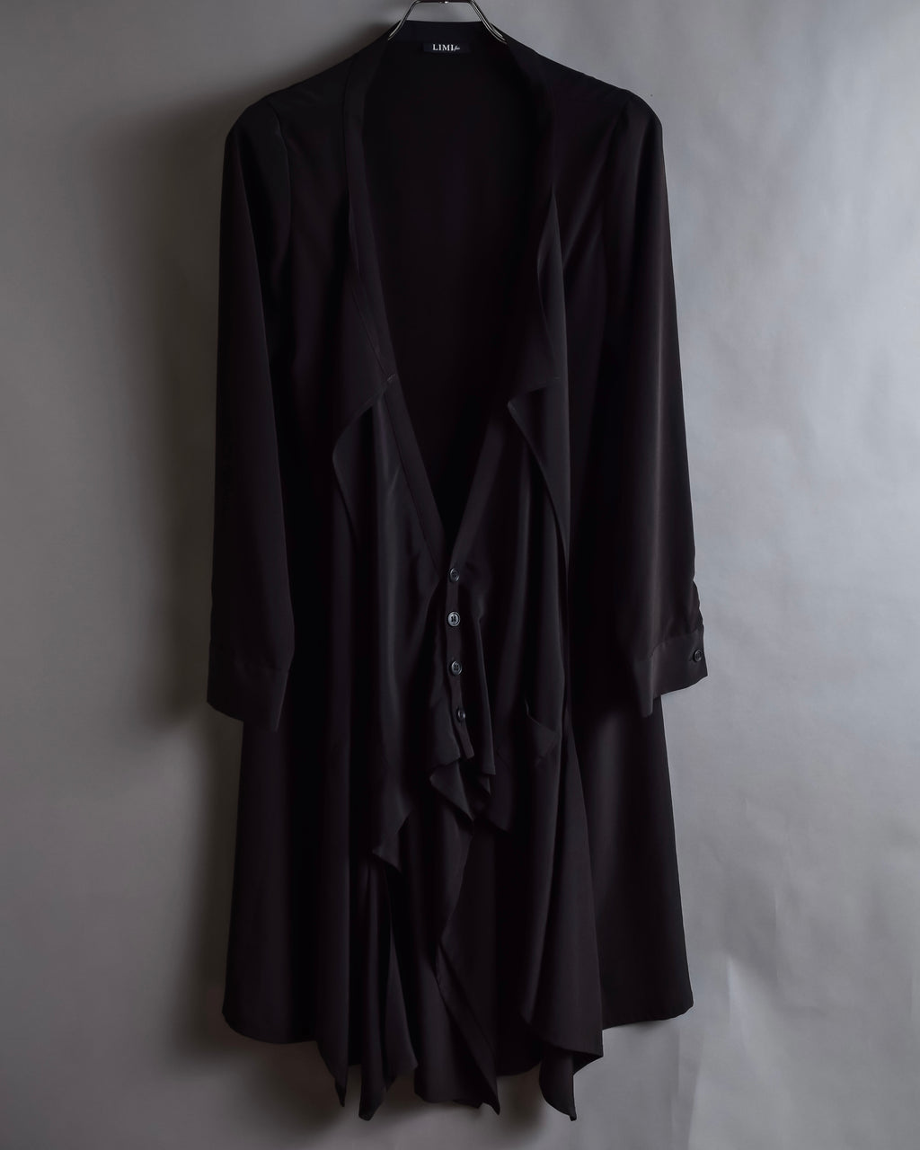 "LIMI feu" Draped asymmetric layered rayon dress