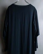 "Maison Martin Margiela" Beautiful draped navy 3-way dress