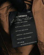 “JIL SANDER” 00’s-10’s Cotton pleated sleeveless blouse