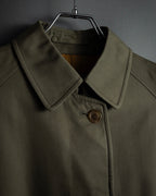 "BURBERRYS" Cape-attached design stand collar coat