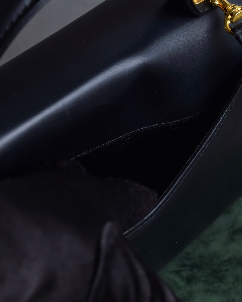 "PIERRE BALMAIN" Horizontal design grain leather 2way shoulder bag