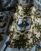 "HERMES" Carré 90 Joies d’Hiver Winter Pleasures silk scarf