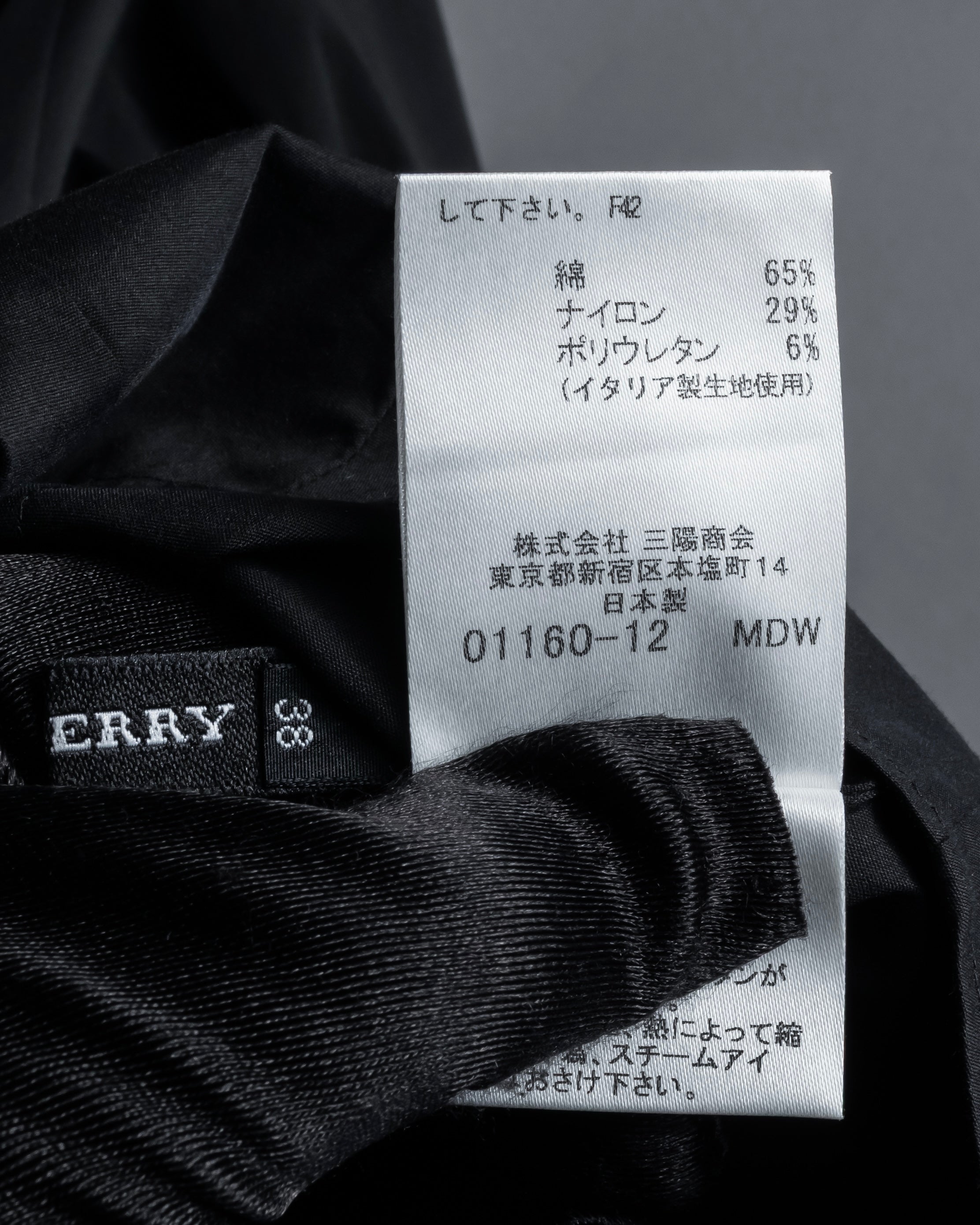 “BURBERRY” Tuxedo bib detail dress shirt