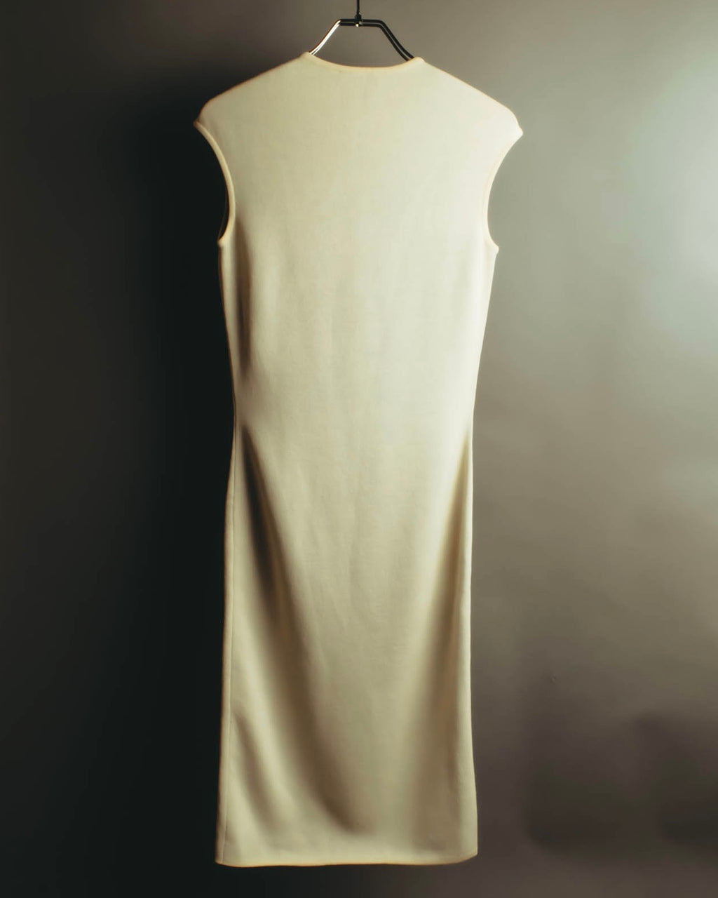"Alexander McQueen" 00's-10's Metallic floral sleeveless knit dress