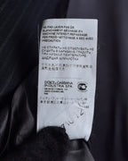 "Dolce & Gabbana" Italian tailoring stripes set up