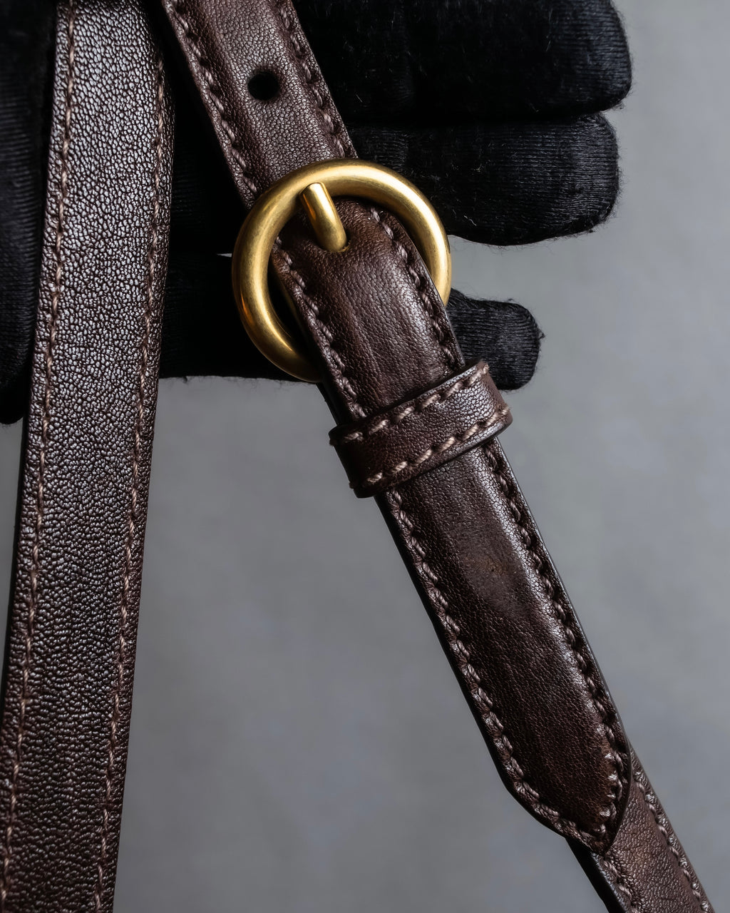 "MIU MIU" Overflap gold Parts design 2-way bag