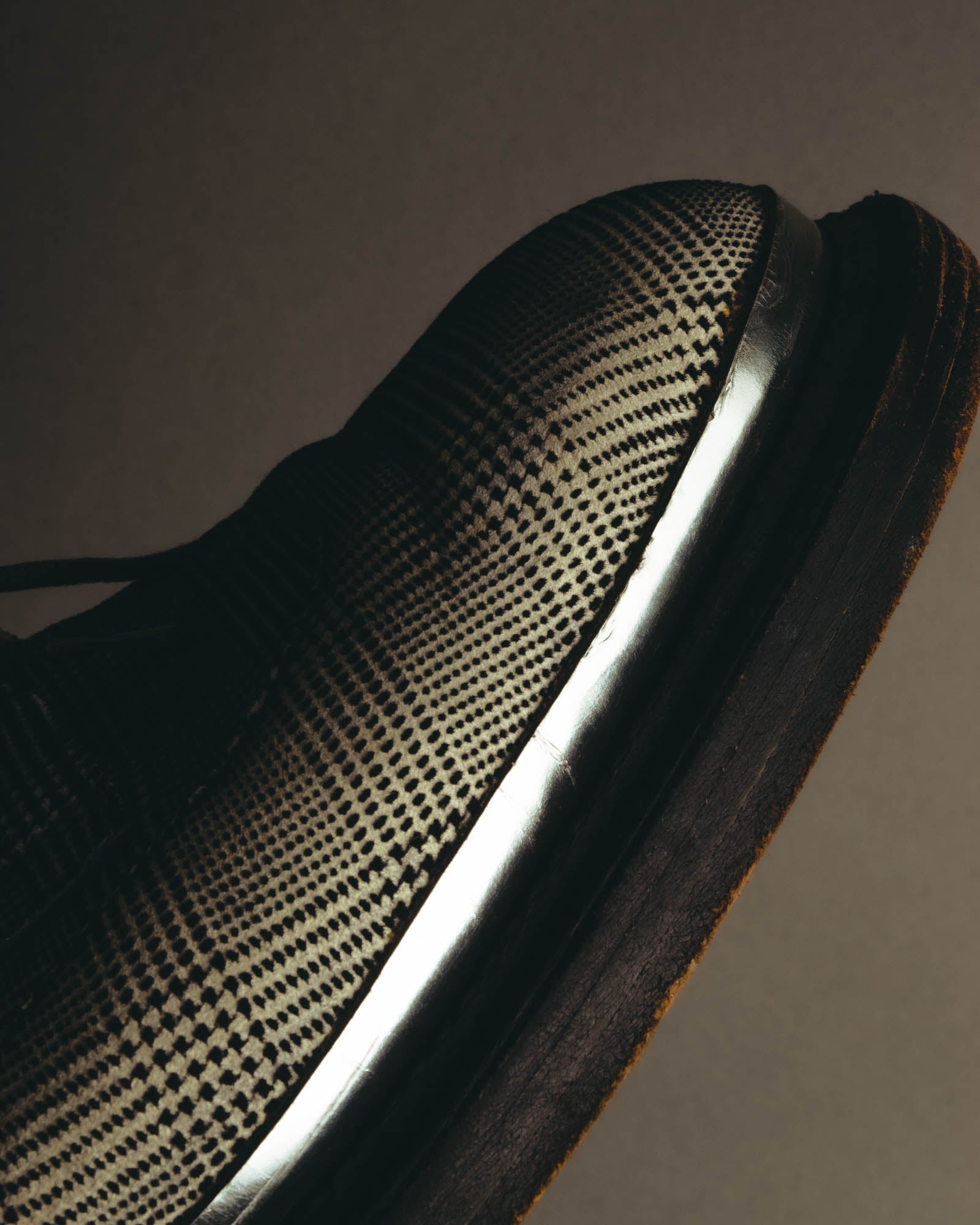 "J.M. WESTON" 2010's Prince of wales checked derby shoes