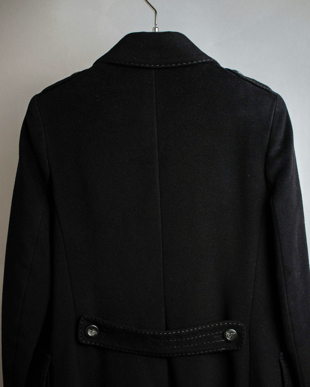 "Max Mara" Stitch design draping chester coat