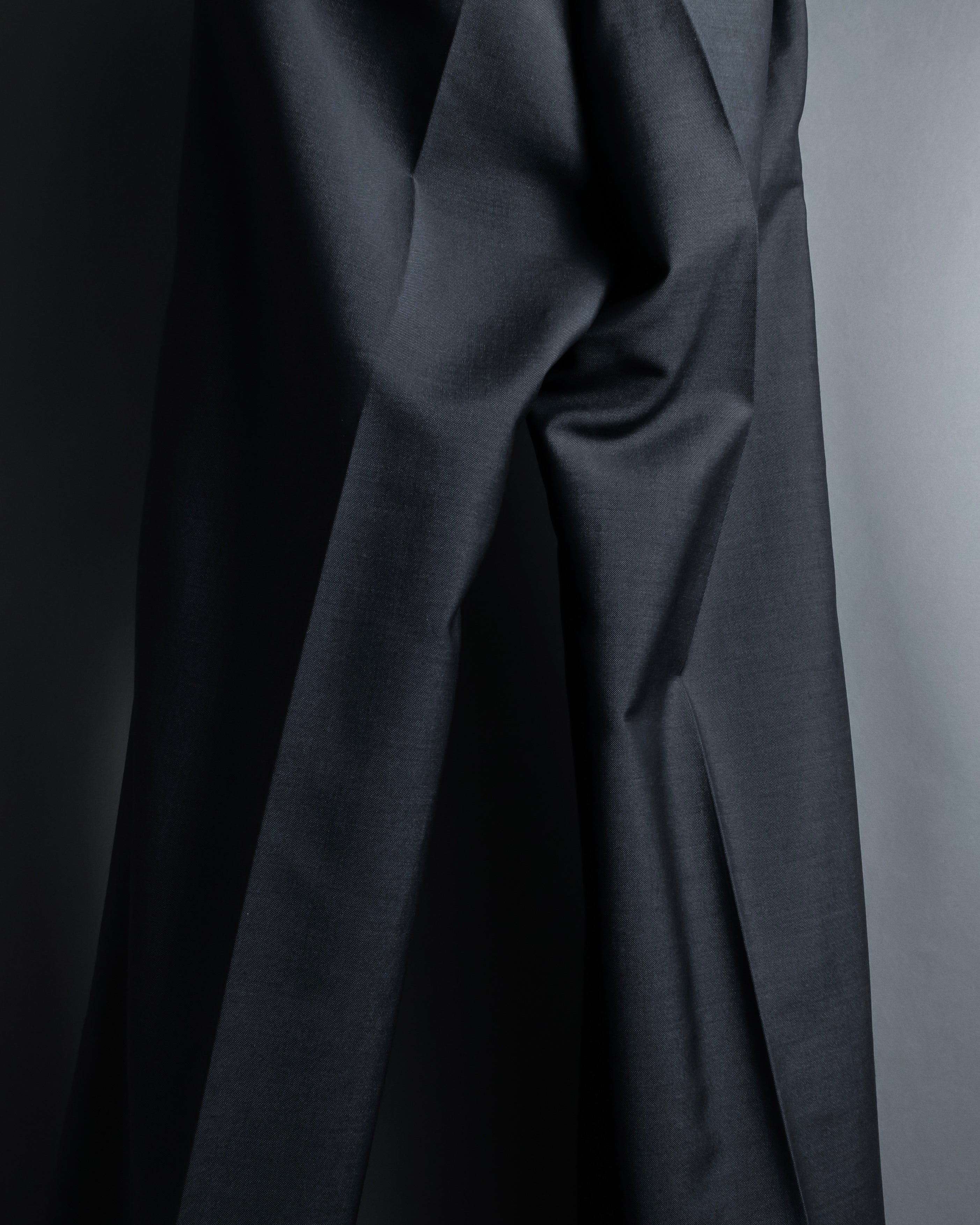 "Acne Studios" Button fly design wide straight slacks