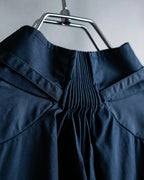 "HERMES" Skipper collar drawstring pullover shirt