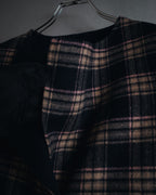 "WEEKEND MaxMara" 2010’s plaid virgin wool collarless jacket