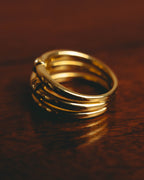 -SPECIAL- “Christian Dior” 80’s-90’s vintage 18k diamond multi-band ring