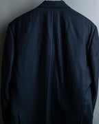 “BALENCIAGA” pinstripe beautiful shape tailored jacket