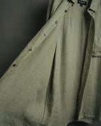 -MOOD Vintage Collections-
90’s Houndstooth linen relaxed shirt