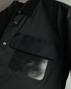 "Jil Sander" 2015-16 coated panel short sleeve shirt