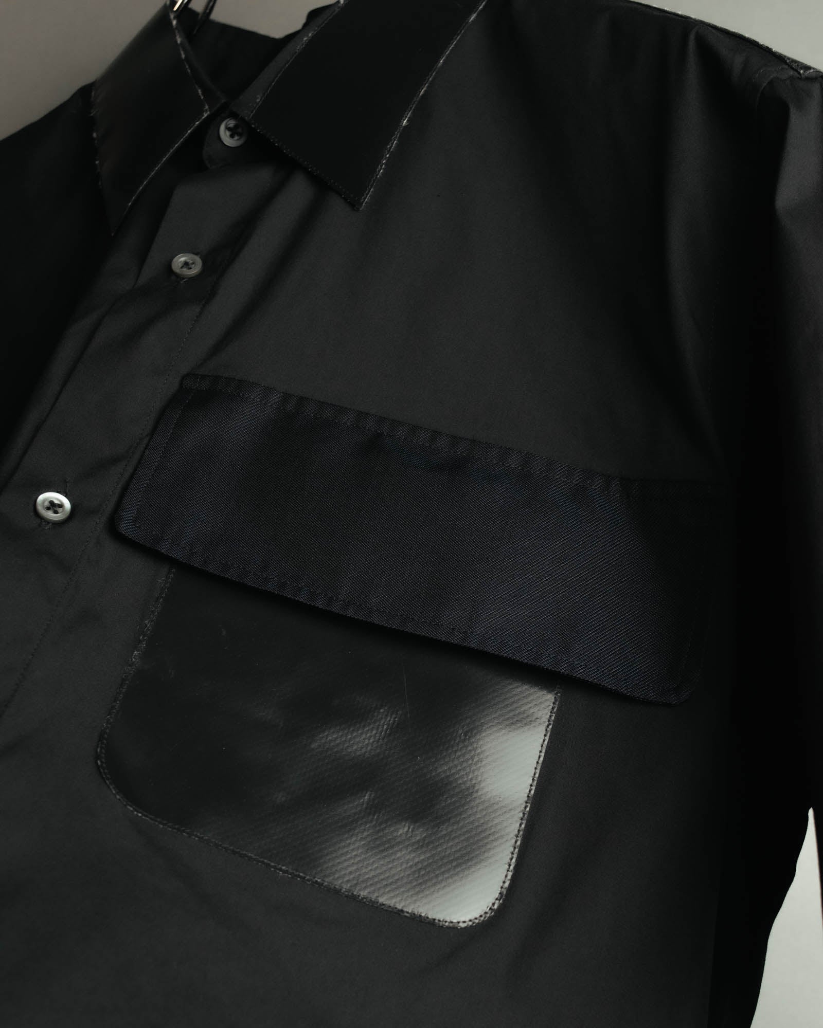 "Jil Sander" 2015-16 coated panel short sleeve shirt