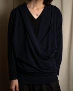 "Max Mara" Draping design hooded coat