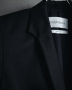 "Yves Saint Laurent" 2008AW Minimal sculpted wool jacket