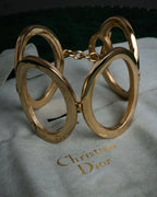 –SPECIAL– “Christian Dior” 90’s Sculptural oval link bracelet