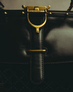 -SPECIAL- “GUCCI” 2012-2016 crossover-era crest studded doctor bag