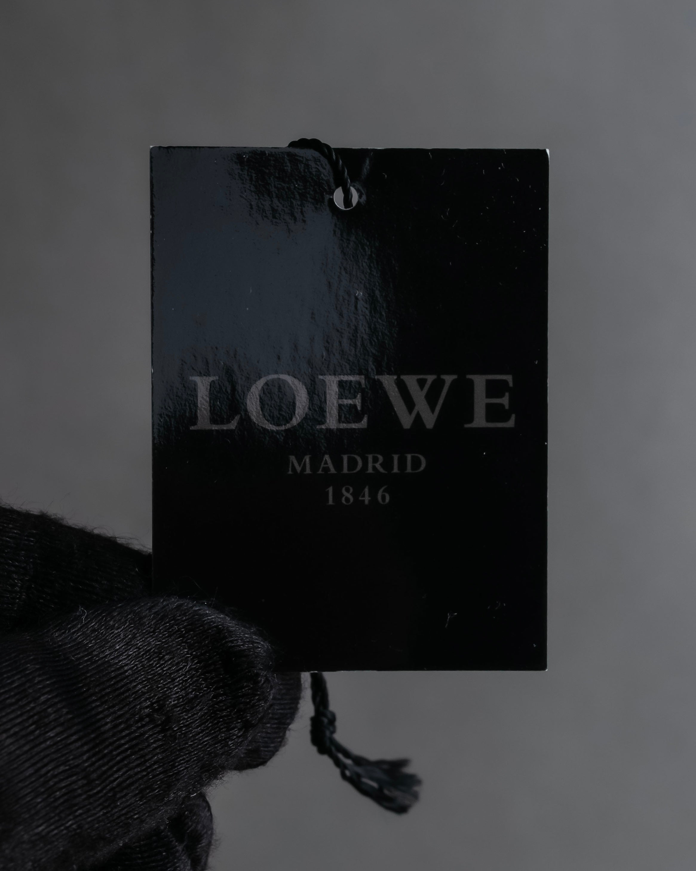 "LOEWE" Anagram logo engraved oval sunglasses
