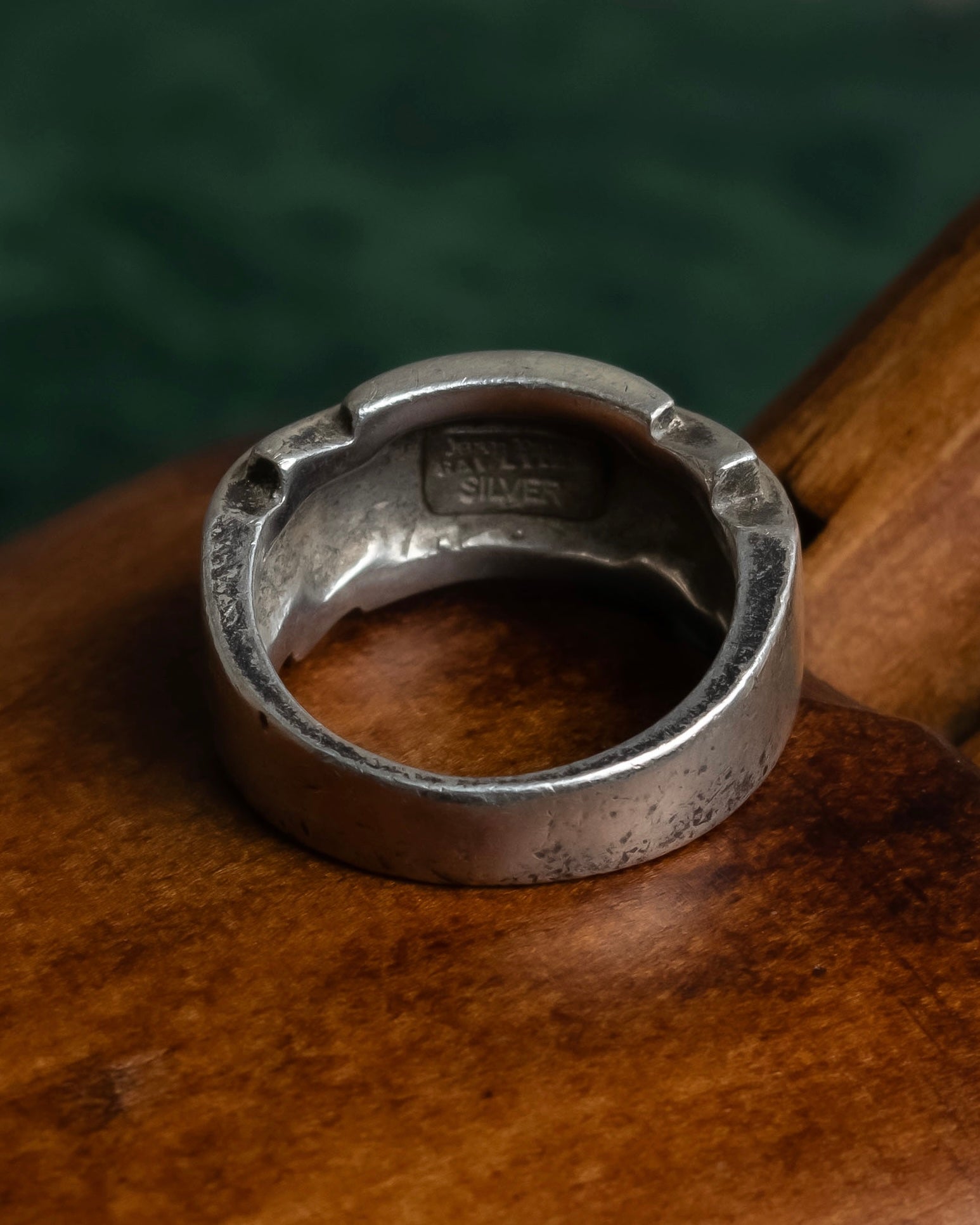 "JEAN PAUL GAULTIER" Logo engraved silver 925 ring