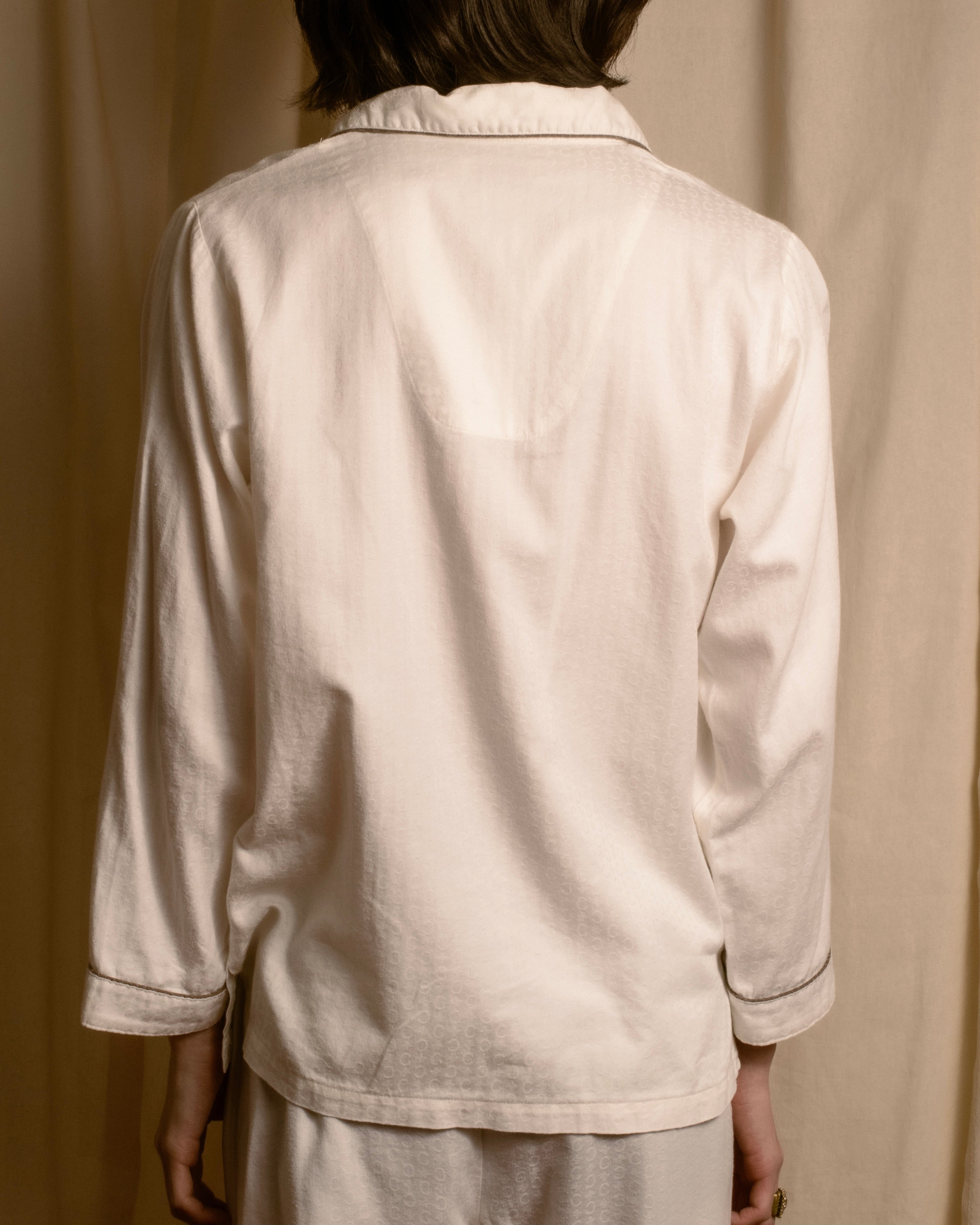 "CELINE" 90's-00's Macadam print pajama set up