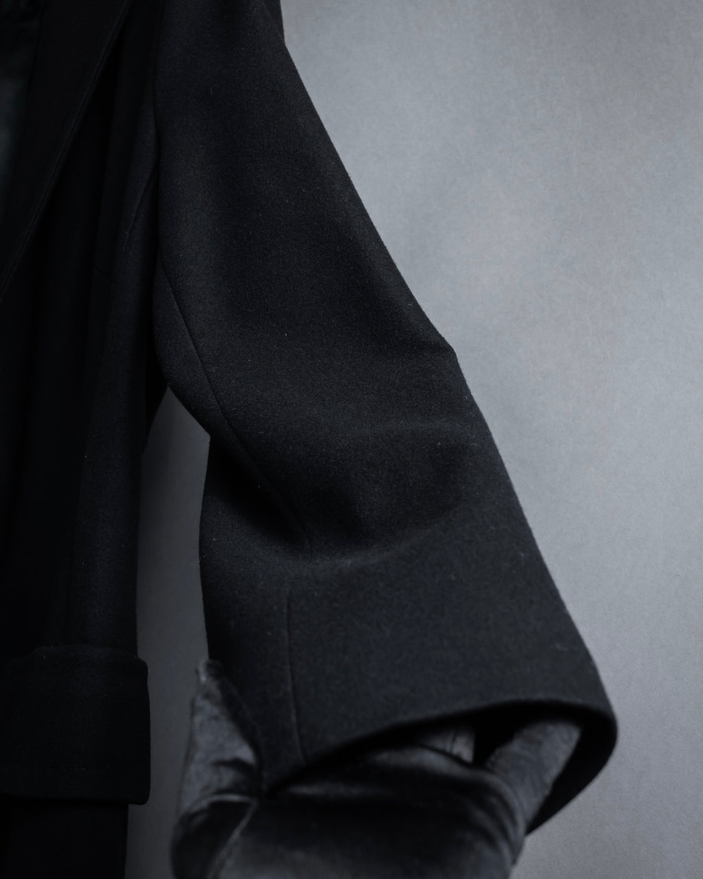 -SPECIAL- "CELINE" 1997-04's Michael Kors period minimal detail long chester coat