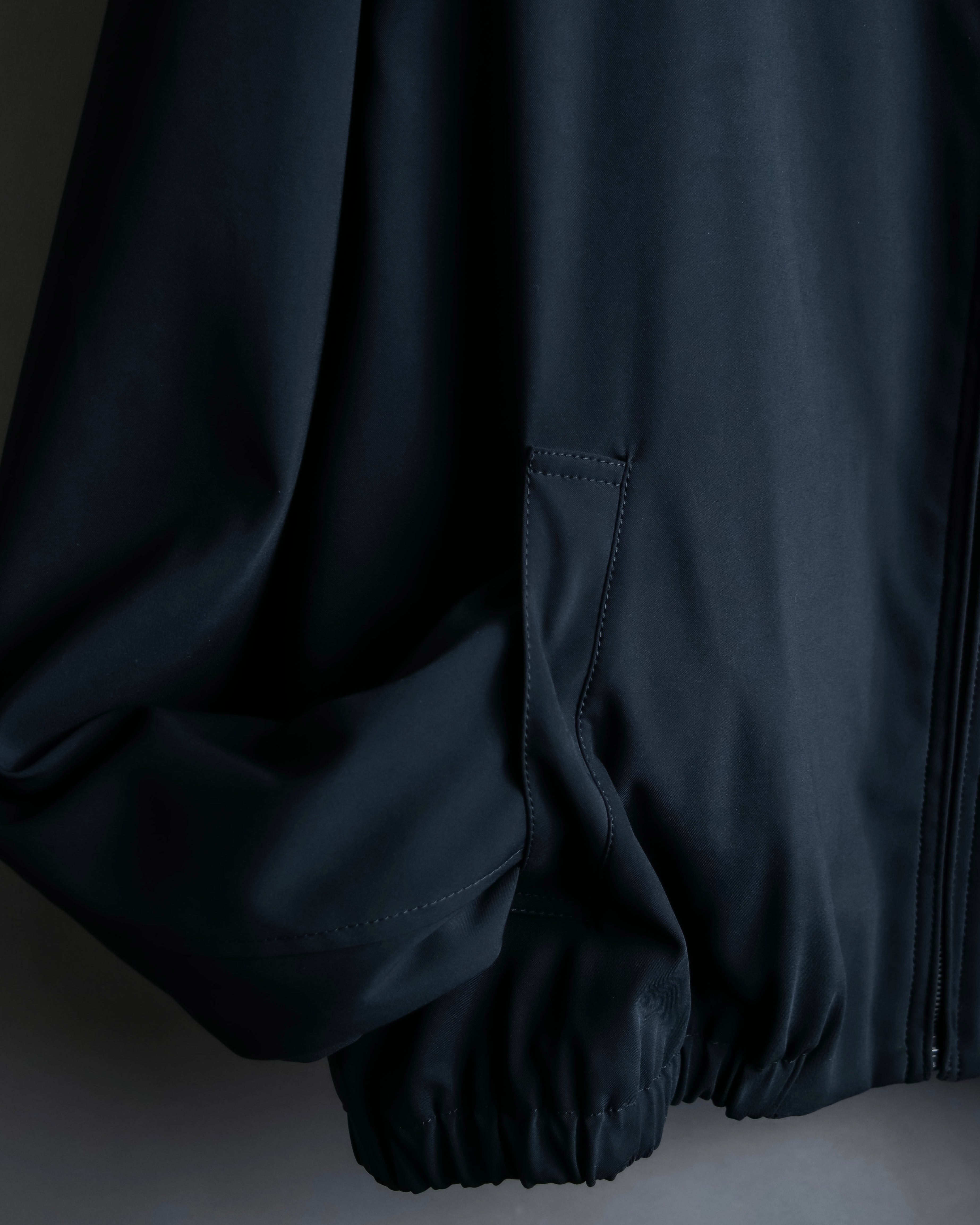 "ARMANI" Minimal design stand up collar blouson