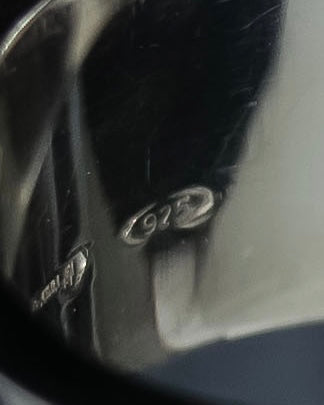 “GUCCI” G logo silver 925 ring