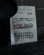 "YOHJI YAMAMOTO +NOIR" Large polka dot pattern flared skirt