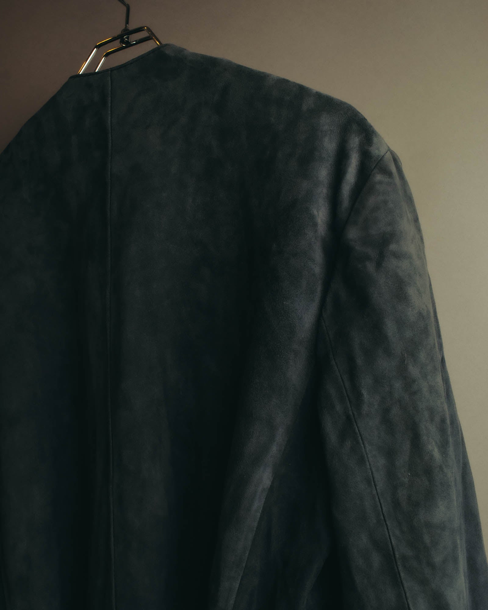 "WEEKEND Max Mara" 10's Soft suede goat leather robe coat