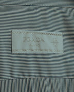 “PRADA” 2010’s fine striped slim-fit shirt