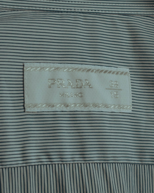 “PRADA” 2010’s fine striped slim-fit shirt