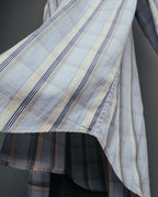 “VIKTOR & ROLF Monsieur” 00’s-10’s checked cotton dress shirt