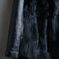 "MOLOKO BAR" Real fur docking leather jacket