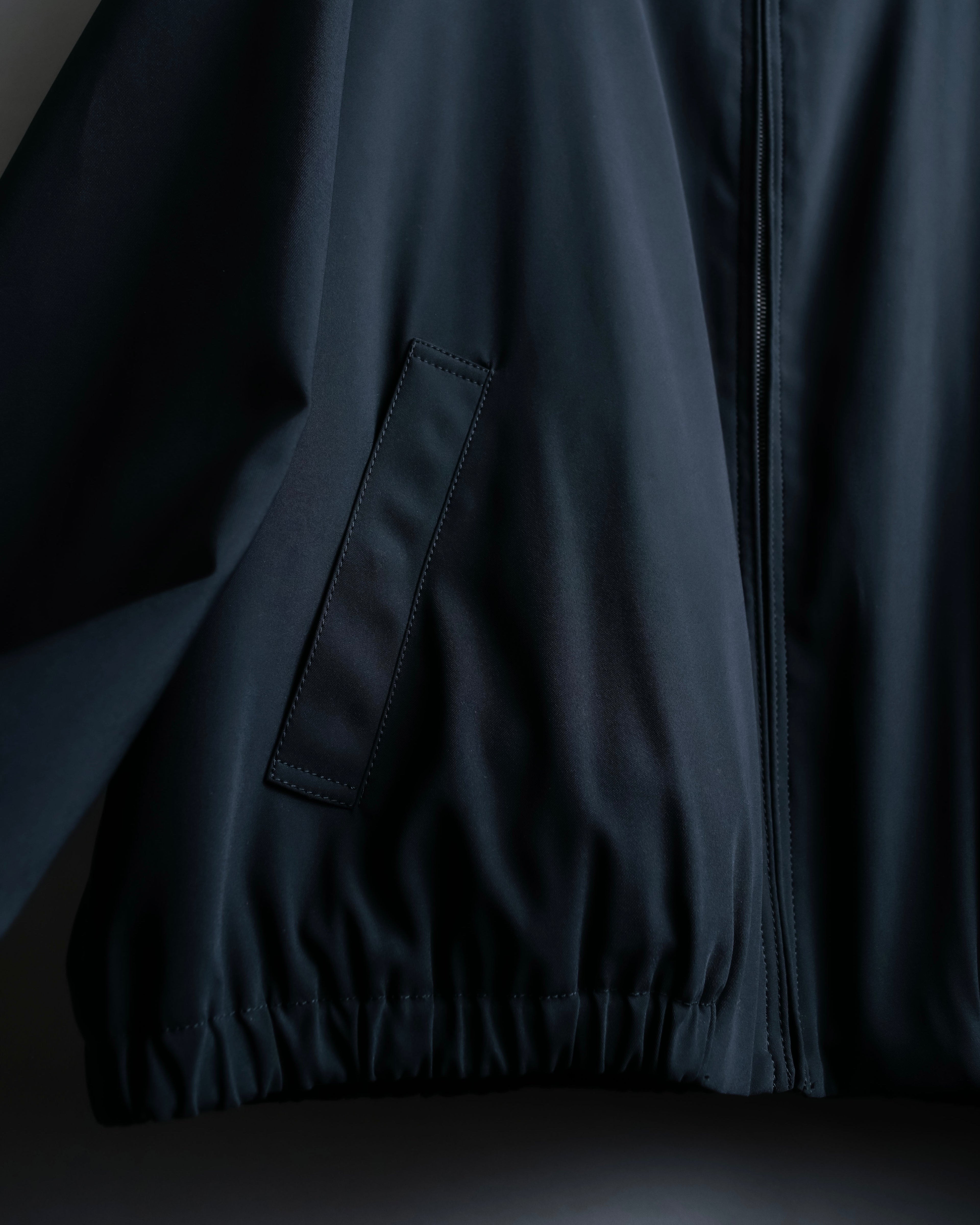 "ARMANI" Minimal design stand up collar blouson