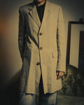 -SPECIAL- “Maison Martin Margiela” 2014SS raw-edge linen tailored jacket