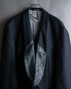 Vintage lapel design tailored jacket