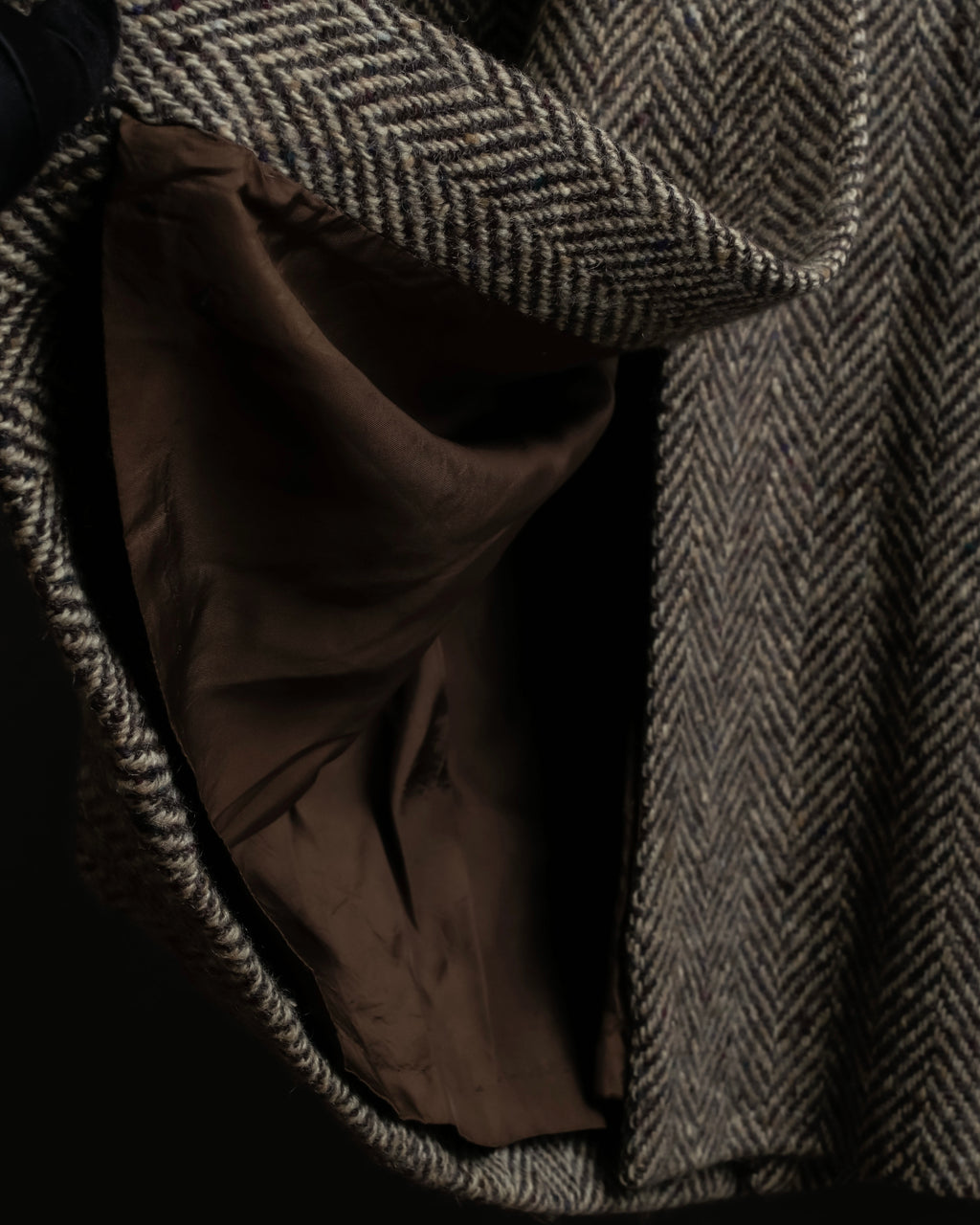 Vintage irish tweed long coat