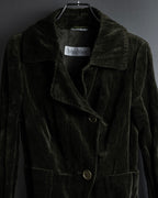 “Max Mara” 90’s-00’s metallic velour jacket