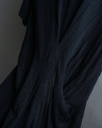 “JUNYA WATANABE” narrow waist  lame designed hem long dress